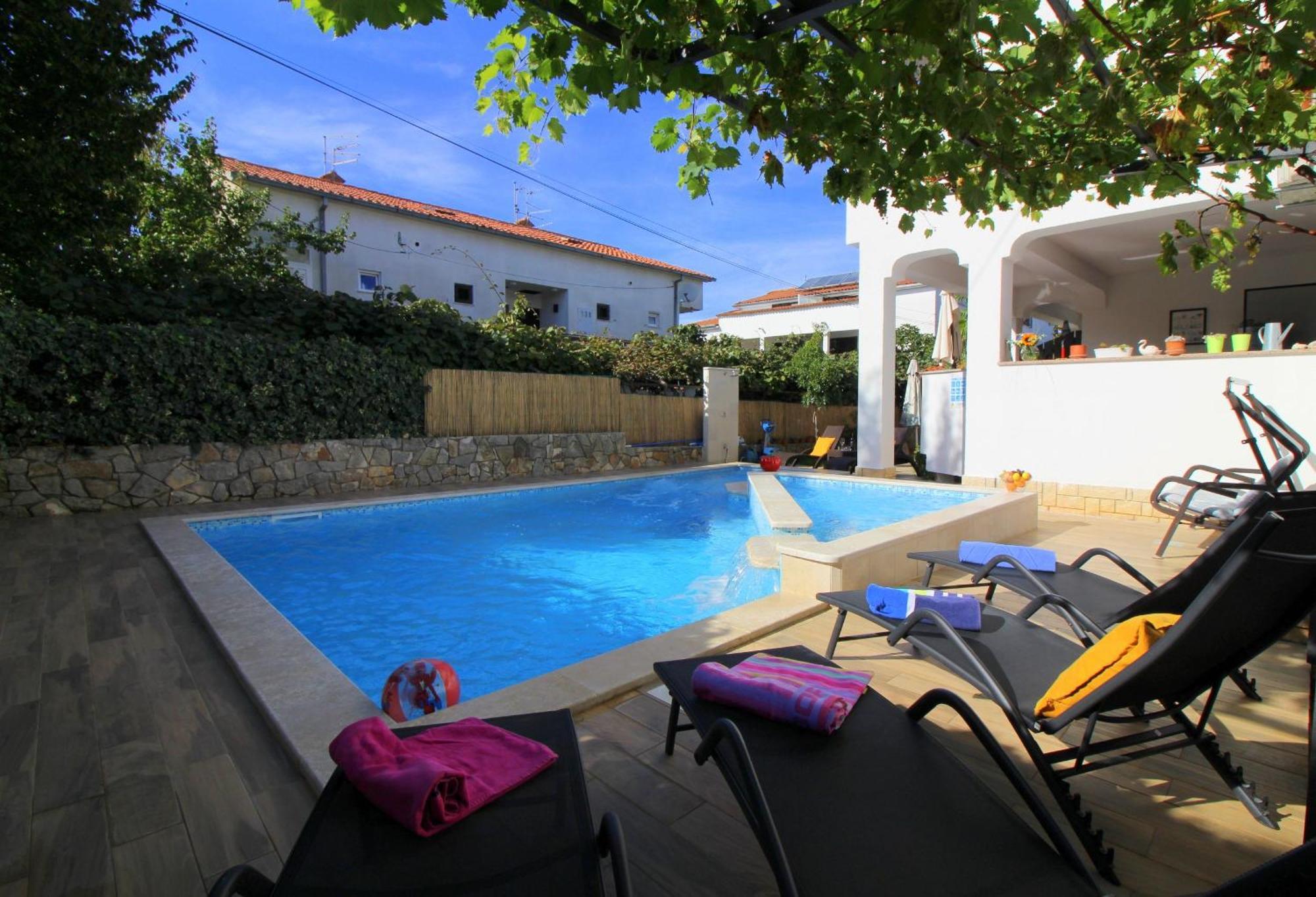 Ferienwohnung Lili Mit Pool, Grill Und Parkplatz Пореч Екстериор снимка